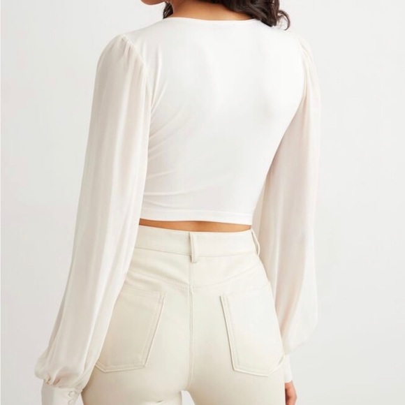 Dynamite Twist Front Crop Top - Picture 3 of 9